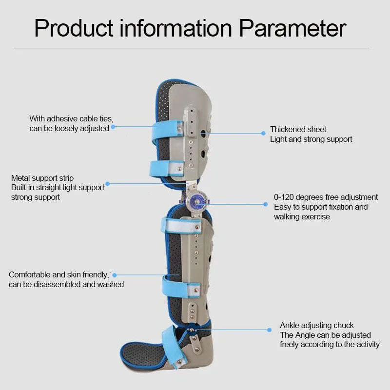 Adjustable Knee Pads Leg Ankle Brace-Orthopedic Knee Joint Support Joint Pain Relief- Protector Bone Orthosis Ligament Healthy supplements