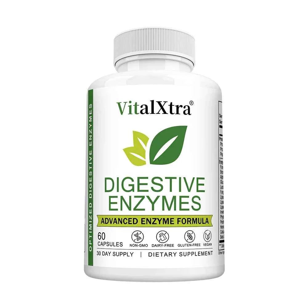 Digestive Enzyme Supplement-Supports Nutrient Absorption, Gut Health, Boosts Immunity, Non-GMO, Suitable for Both Men and Women