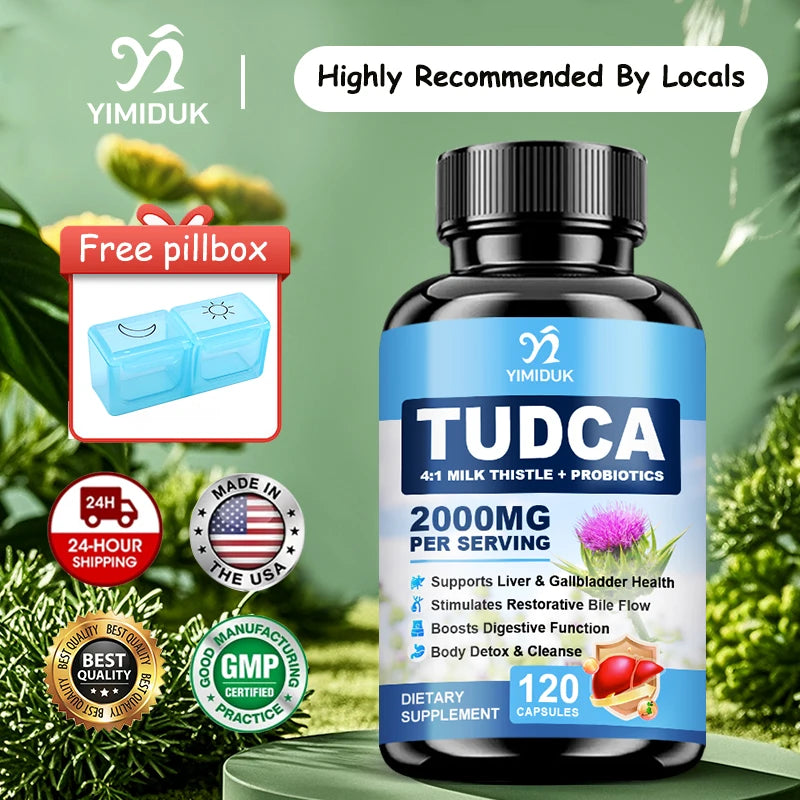 TUDCA Bile Salt Complex Supplement, Support Liver Detox & Anti-Aging, Digestive Health Immune System Men & Women Healthy supplements