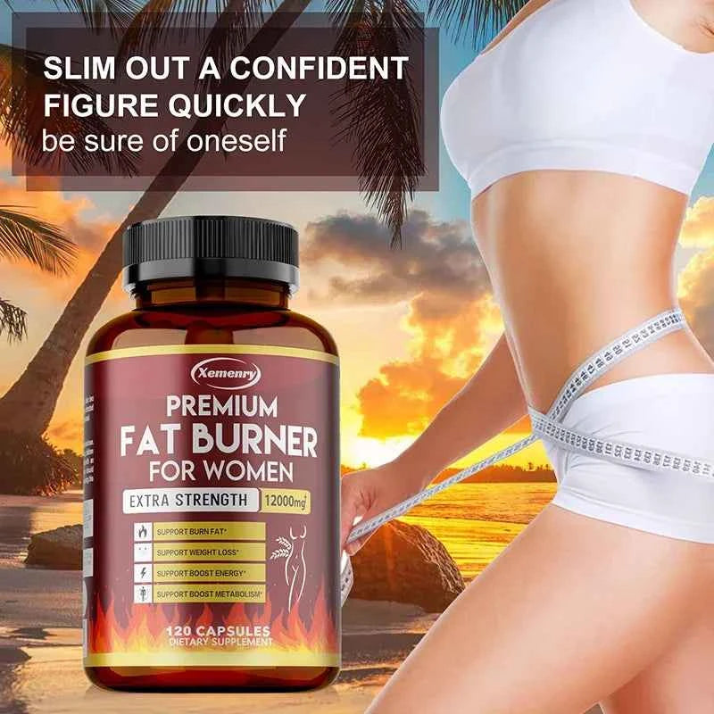 Green Tea Extract Capsules - Fat Burning, Detox, Slimming, Boosts Metabolism and Weight Management Supplement