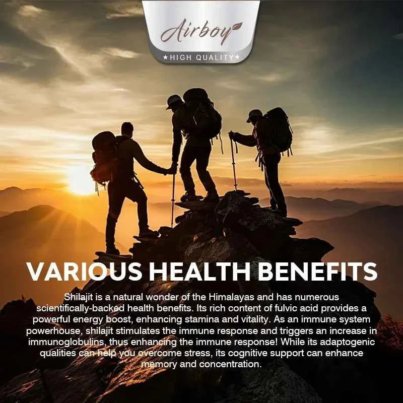 Shilajit & Ginseng - Energy & Vitality Support, Improve Mental Clarity, Immune Support, Increase Endurance, Muscle Growth
