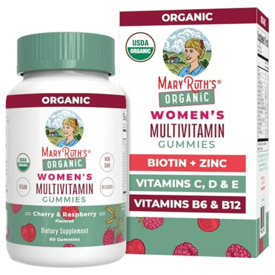Multivitamin Gummies for Women Ages 14+ Immune Support Hair and Skin Health Reproductive Health Vitamin A C D E B6 B12 Biotin Z Healthy supplements