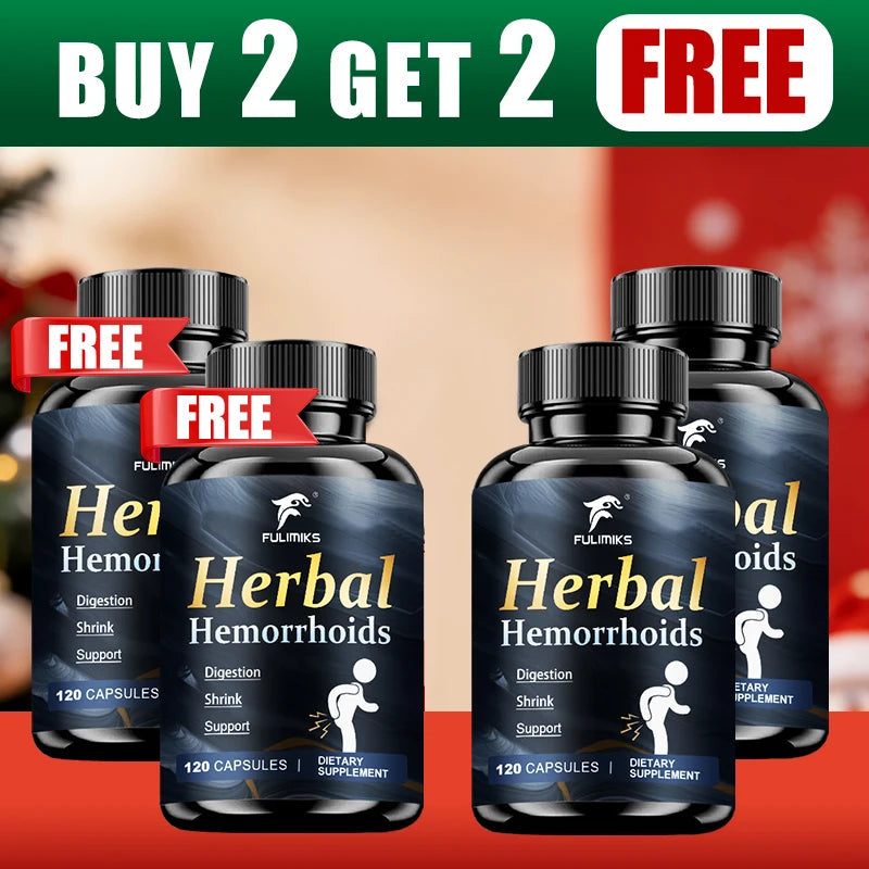 Buy 2 Get 2 Free! High-quality Hem Supplements Capsules, with Ginger Root, Panax Ginseng Extract, for Immune, Overall Health Healthy supplements