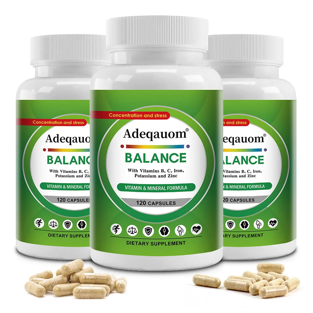 Iron Supplement Capsules - Increase Energy, Reduce Fatigue, Improve Immunity and Brain Health, Non-GMO Healthy supplements