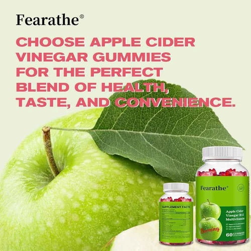 Apple Cider Vinegar Gummies - Fat Burner, Boosts Digestion and Metabolism, Weight Management, Dietary Supplement