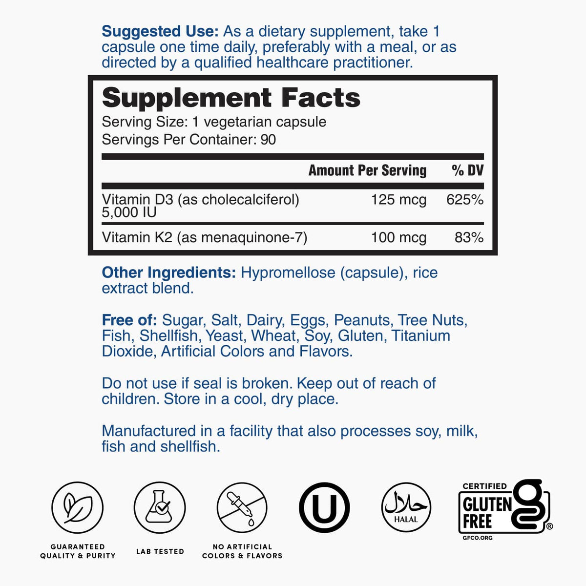 Nature's Lab Vitamin D3 Plus - 90 Capsules Nature's Lab