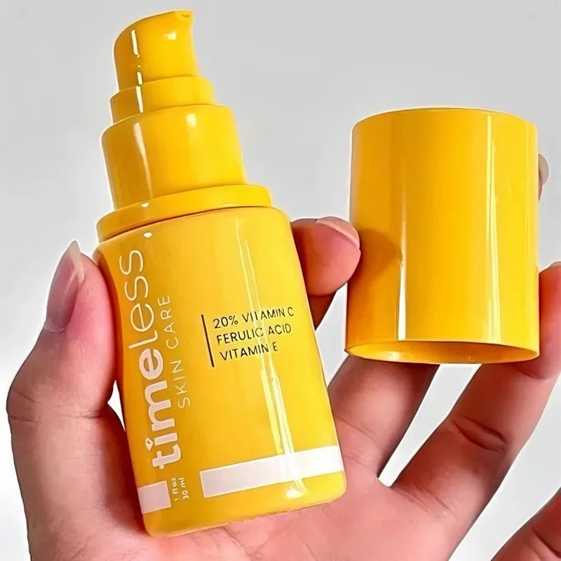 Timeless 20% Vitamin C Serum with Ferulic Acid & Vitamin E, Hydrating & Firming Face Serum, 30ml Antioxidant Skin Care Healthy supplements