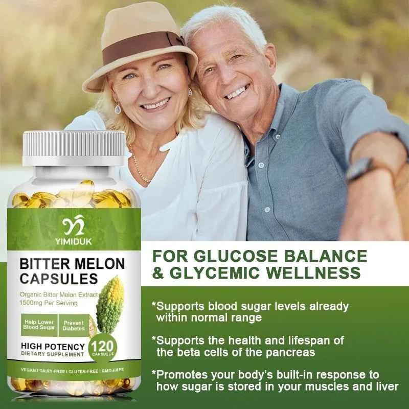 Bitter Melon Extract,  Help Lower Blood Sugar, Supports Weight Management, And Supplement Daily Multivitamins To Burn Fat