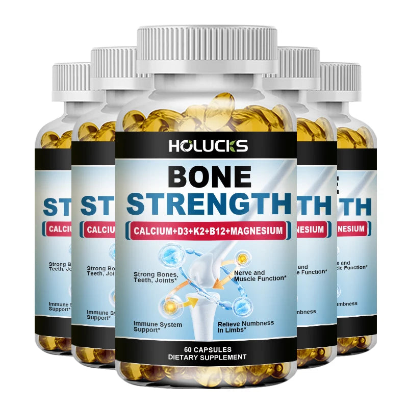 Calcium & Magnesium Supplement with Vitamin D3 K2, Supports Bone Density, Muscle Function, Joint Flexibility & Long-Term Health Healthy supplements
