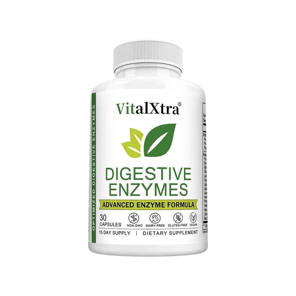 Digestive Enzyme Supplement-Supports Nutrient Absorption, Gut Health, Boosts Immunity, Non-GMO, Suitable for Both Men and Women
