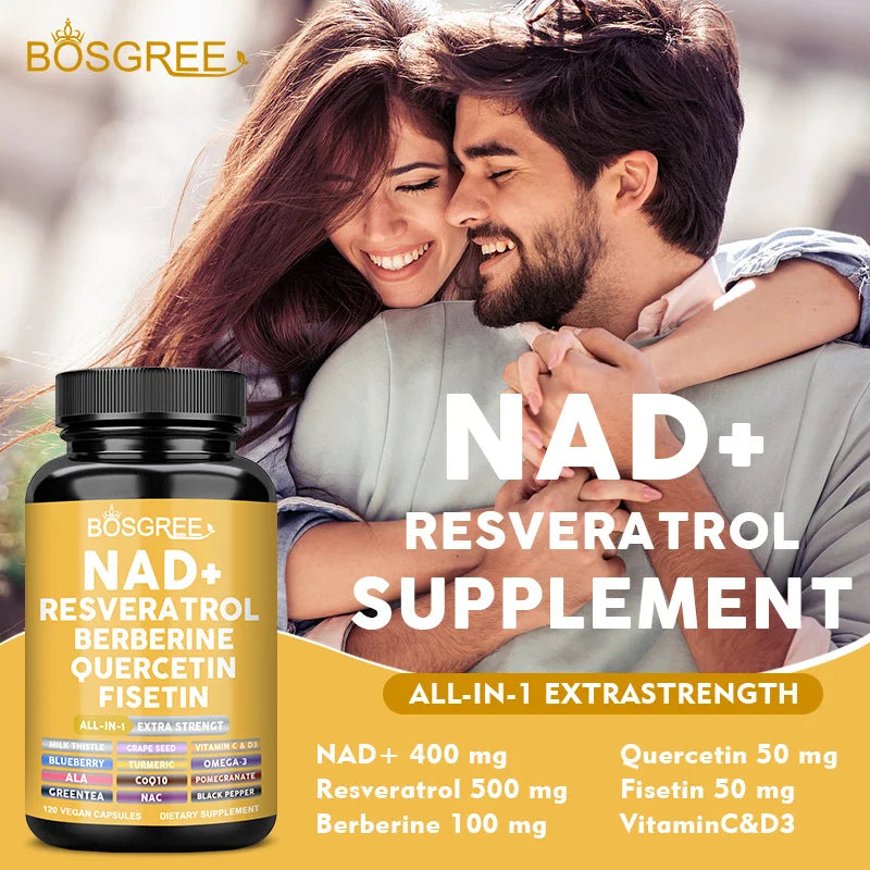 Liposomal NAD Resveratrol Supplement Support Cellular Health,Energy + Healthy Aging,Metabolic Support,Supplement for Men&Women Healthy supplements