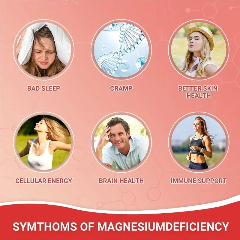 Magnesium Glycinate Gummies - Dietary Supplement, Promotes Muscle, Joint & Bone Health, Relieves Muscle Cramps, Natural Sleep Healthy supplements
