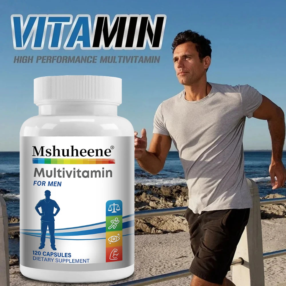 Men's Multivitamin Supplement - High Potency Formula, for Brain, Eye & Heart Health, for Brain, Eye & Heart Health Healthy supplements