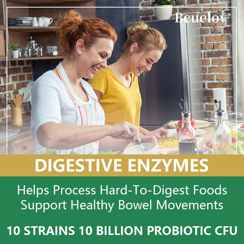 Digestive Enzymes Supplement - Digestion and Intestinal Health for Adults Men and Women, Promotes Nutrient Absorption Healthy supplements