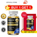 Buy 1 Get 1 Free! Omega 3-6-9 Supplement, Supports Heart & Brain Health, Skin Vitality, Immune Function & Daily Body Balance Healthy supplements