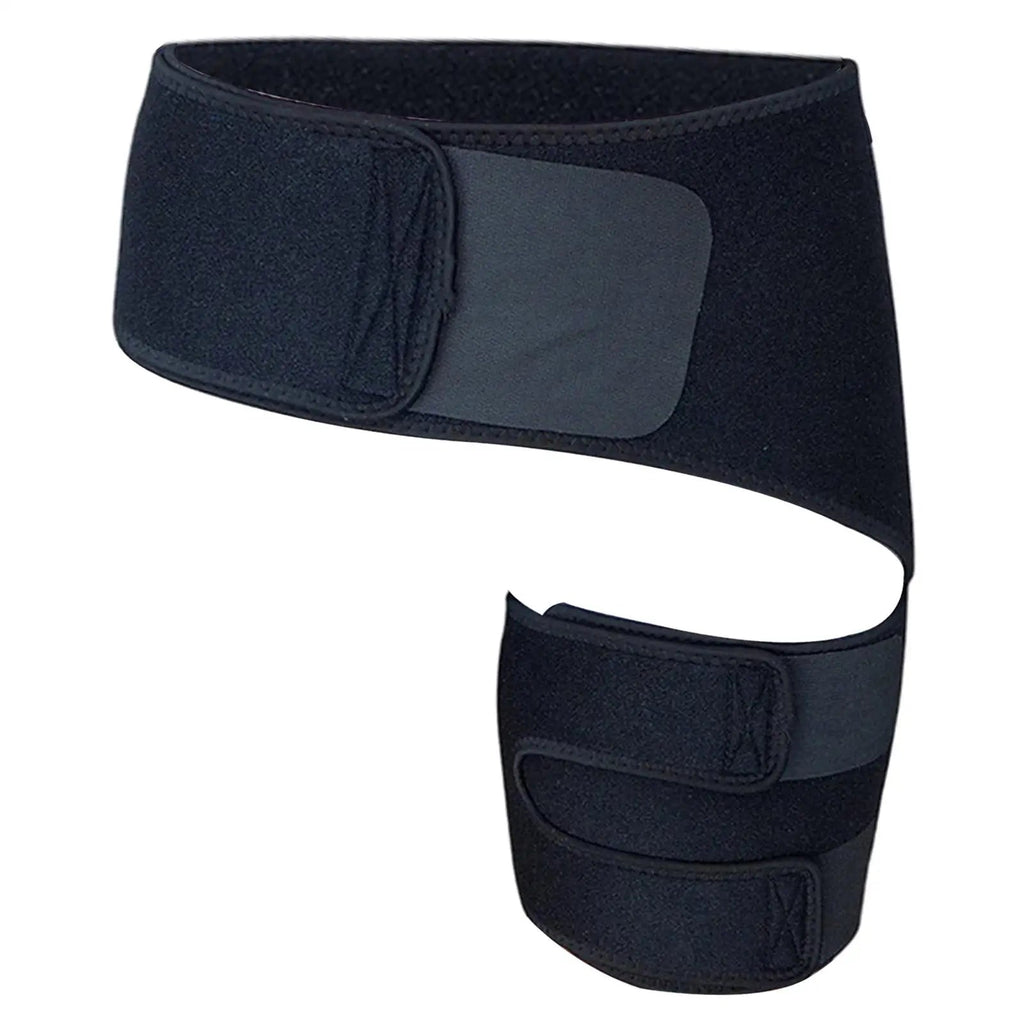 Groin Hip Brace Thigh Support Compression Wrap Belt Adjustable Sport Protect for Hamstring Muscles Joints Bodybuilding Women Men Healthy supplements