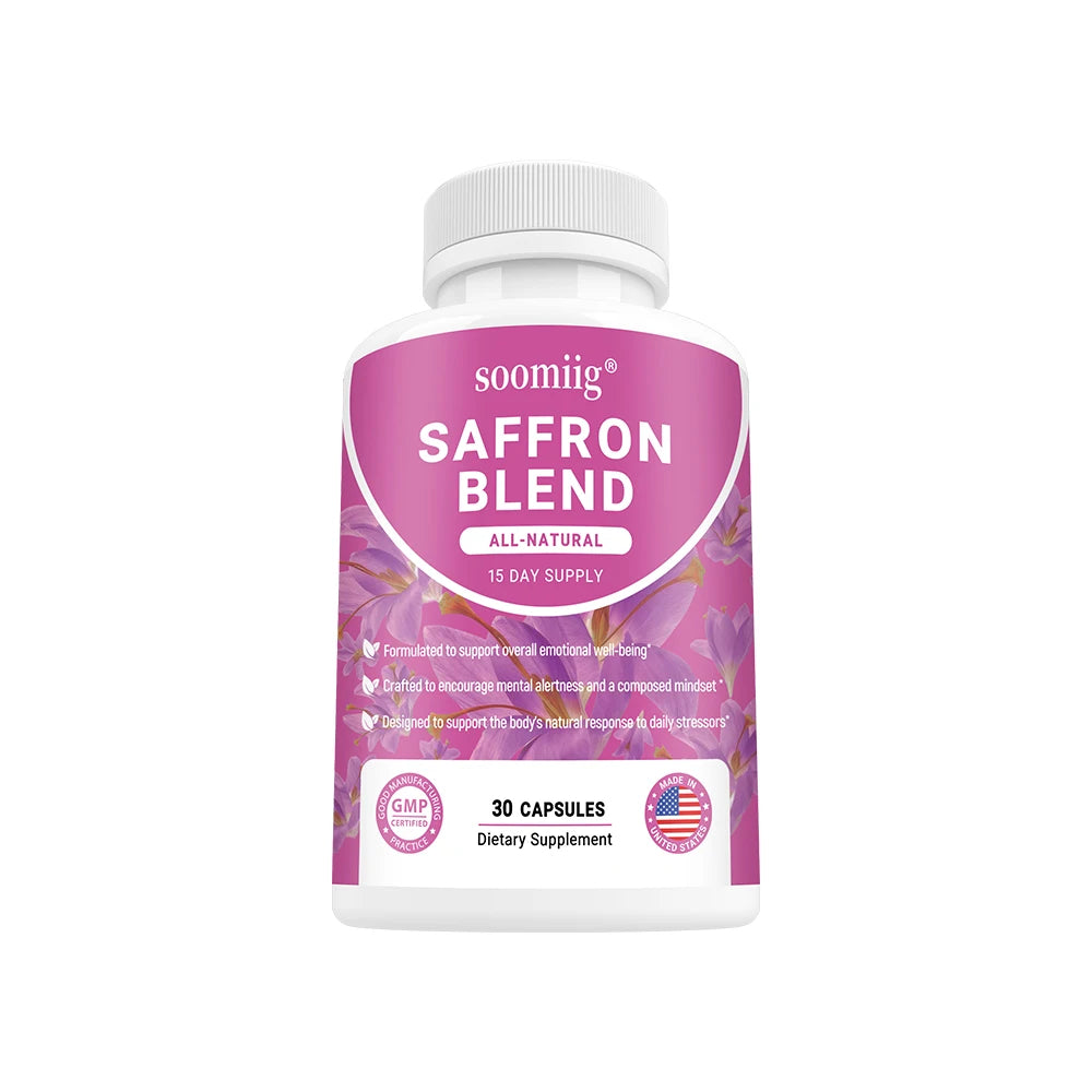 Saffron Supplements Saffron Extract for Mood & Memory, Eye Health - Joint Supplement for Women & Men - 120 Vegan Capsules Healthy supplements