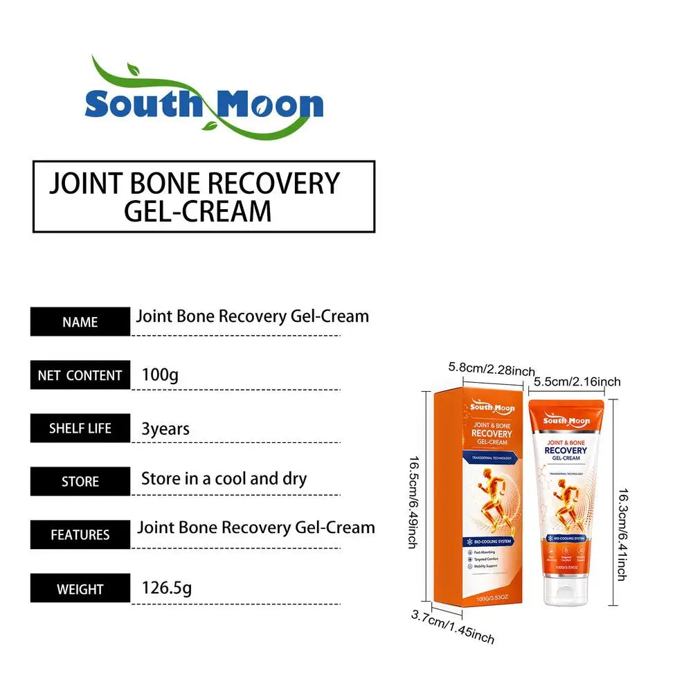 Cooling Joint Care Cream 100g Mild Body Topical Recovery Gel Transdermal Absorb Formula Comfort Support Joint & Bone Ointment Healthy supplements