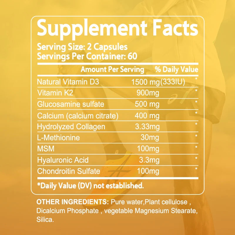 Calcium and Vitamin D3+K2 Supplementation Supports Cardiovascular, Bone and Joint, and Immune System Health for Men and Women Healthy supplements