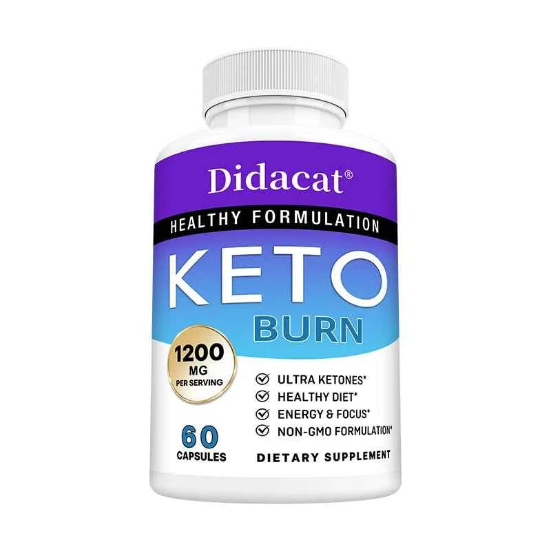 High Strength Ketone Supplement Capsules for Women and Men Loss Weight Management Detox Burning Fat Promate Digestion