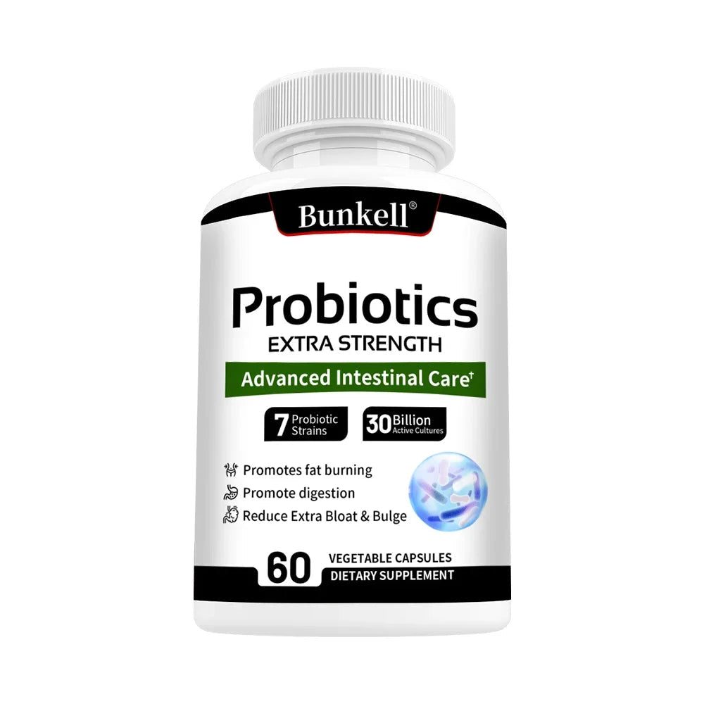 Probiotic Supplement - Helps Burn Fat Metabolism & Promotes Nutrient Digestion and Gut Health for Adult Men&Women Healthy supplements