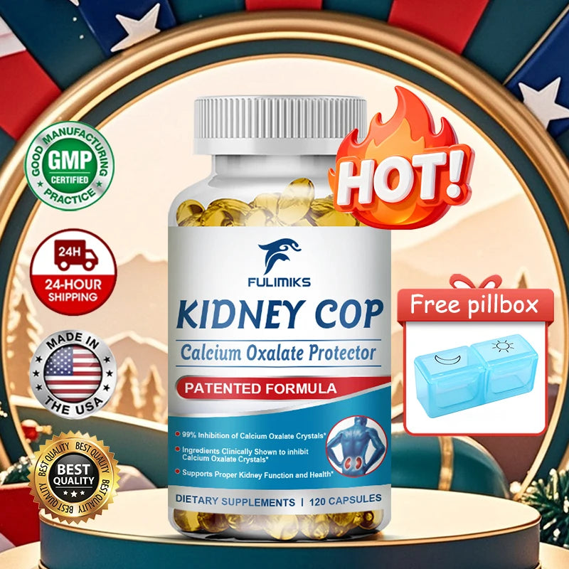 Premium Kidney Cop Capsules, with Vitamin B6, Magnesium, Support Bladder Health, Kidney Detoxification, Suitable, Men & Women Healthy supplements
