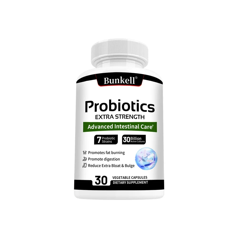 Probiotic Supplement - Helps Burn Fat Metabolism & Promotes Nutrient Digestion and Gut Health for Adult Men&Women Healthy supplements