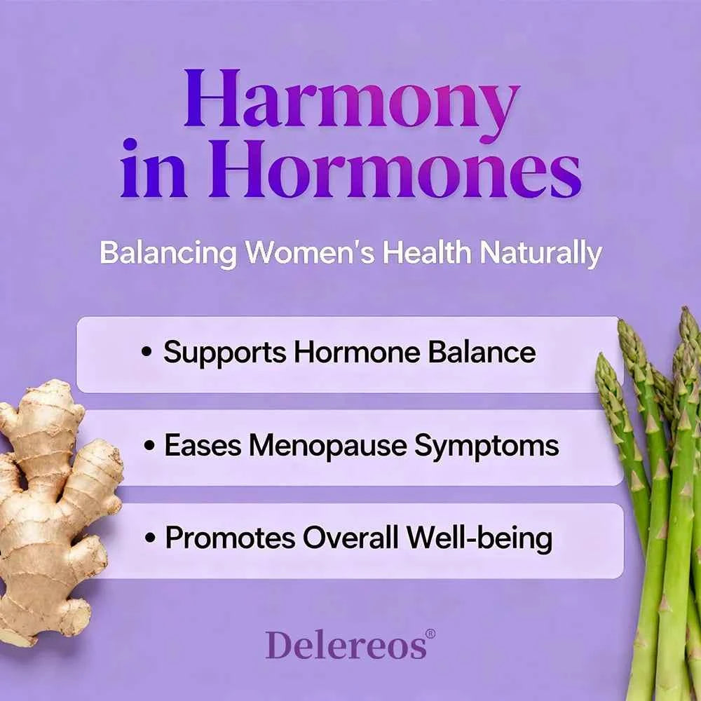 Female Hormone Balancing Supplement, Contains Dong Quai, Menopause Relief, Improves Mood, Supports Metabolism