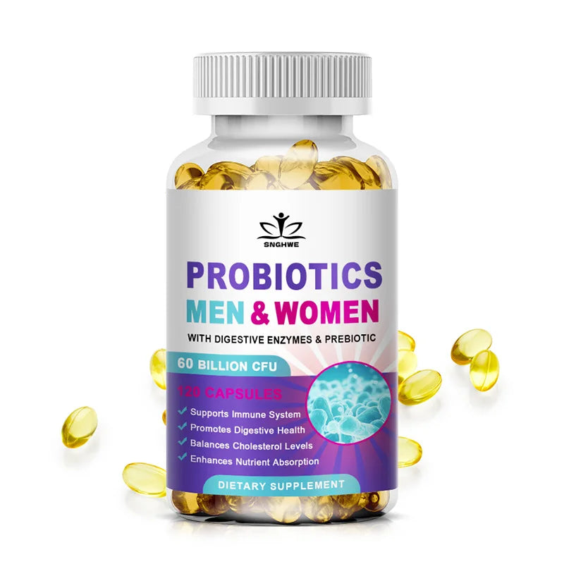 Lactobacillus Probiotic Supplement - Helps Burn Fat Metabolism & Promotes Nutrient Digestion And Gut Health For Adult Men&Women Healthy supplements
