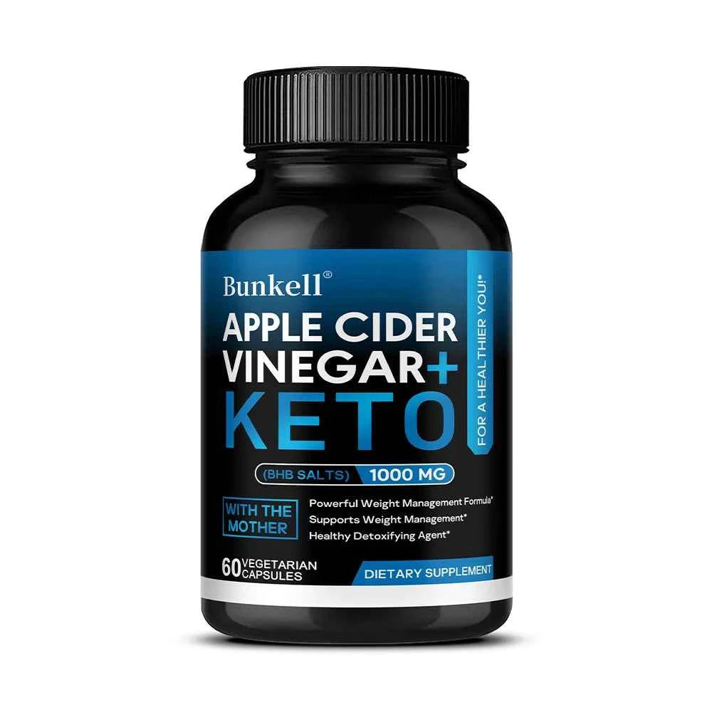 Keto Apple Cider Vinegar Capsules for Weight Management & Digestive Health