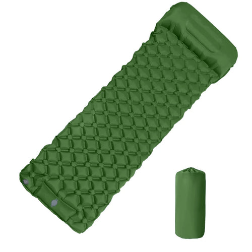 190*60cm Outdoor Camping Inflatable Mattress Sleeping Pad With Pillows Ultralight Air Mat Built In Inflator Pump Hiking RV Healthy supplements