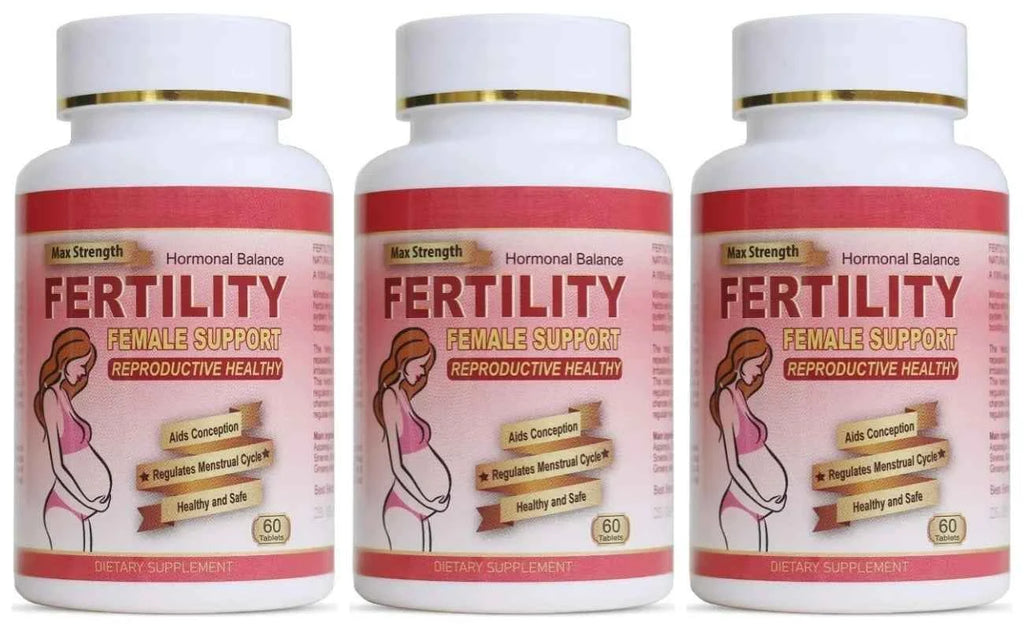 Female Fertility Vitamins for Women, Pre Pregnancy Prenatal Supplement for Prenatal Daily Routine, 60 Count Tablets