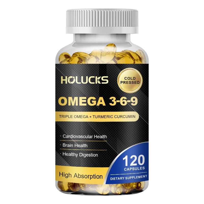 Buy 1 Get 1 Free! Omega 3-6-9 Supplement, Supports Heart & Brain Health, Skin Vitality, Immune Function & Daily Body Balance Healthy supplements