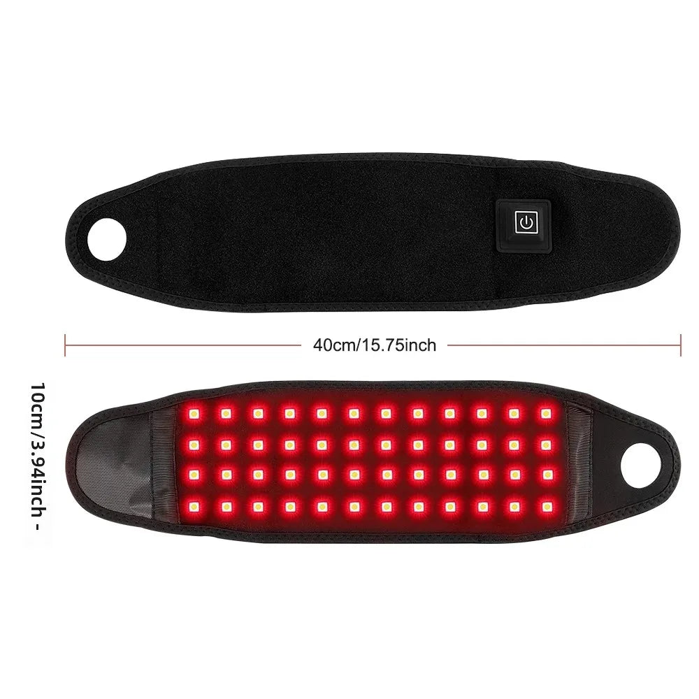 Infrared Wrist Guard Black Protective Gear Universal Left and Right 3 Levels Red Light Adjustment USB Plug Hand Joint Protection Healthy supplements