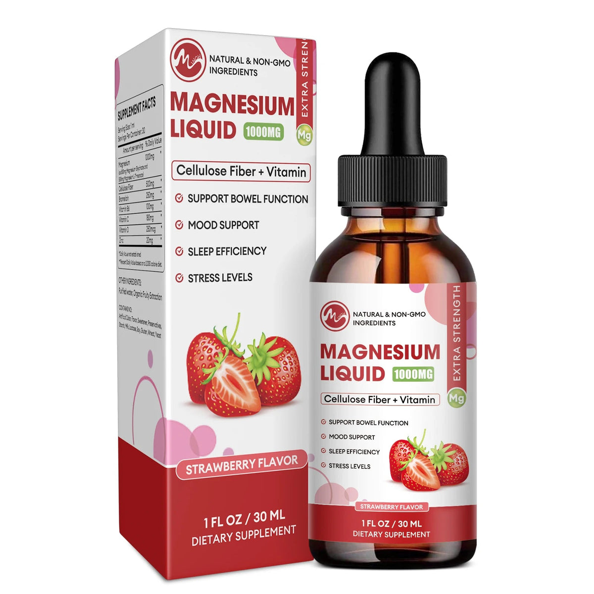 MINCH Magnesium Glycinate Liquid Drop,Sleep Support Vegan Non-GMO Support Bone & joints Health Promote Muscle & Nerve Health Healthy supplements