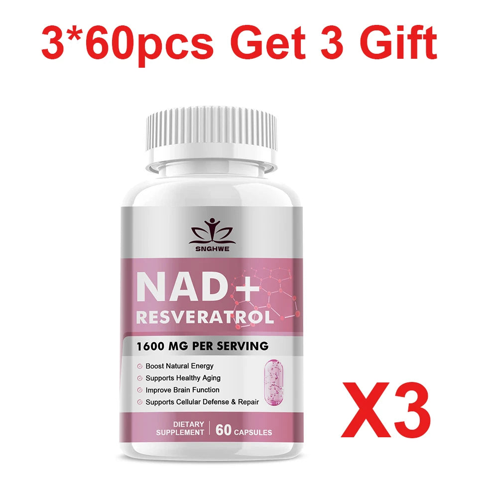 NAD Supplements - Anti-Aging Cell Booster,NAD+ Booster, Nicotinamide Riboside Alternative, Natural Energy & Cellular Health Healthy supplements