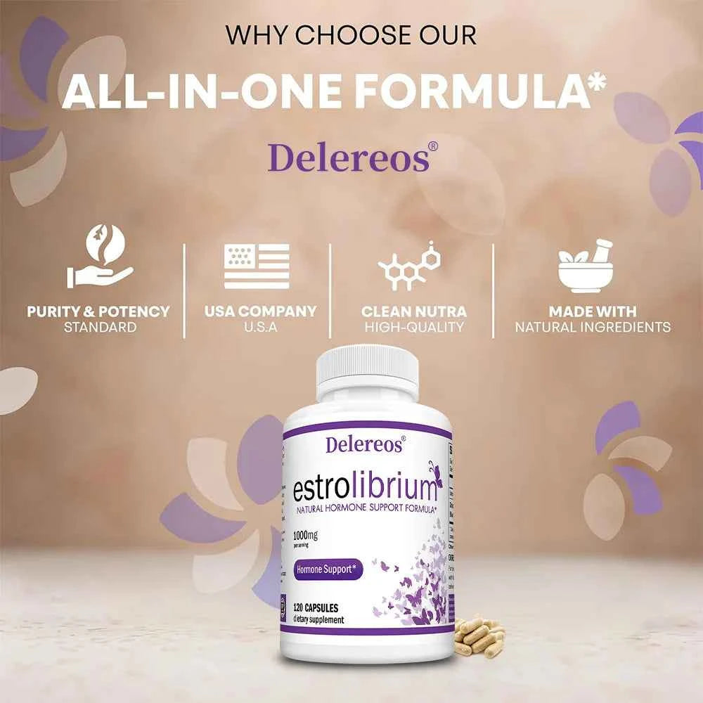 Female Hormone Balancing Supplement, Contains Dong Quai, Menopause Relief, Improves Mood, Supports Metabolism