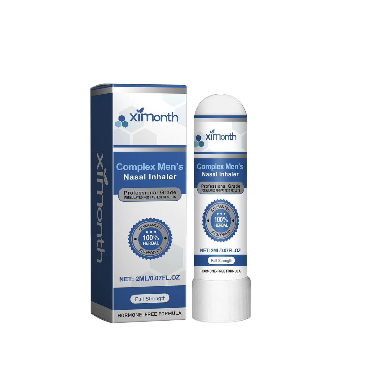Complex Men's Nasal Inhaler Herbal Hormone-Free Professional Grade Fast-Acting Full Strength Daily Nasal Care Stick For Men Healthy supplements