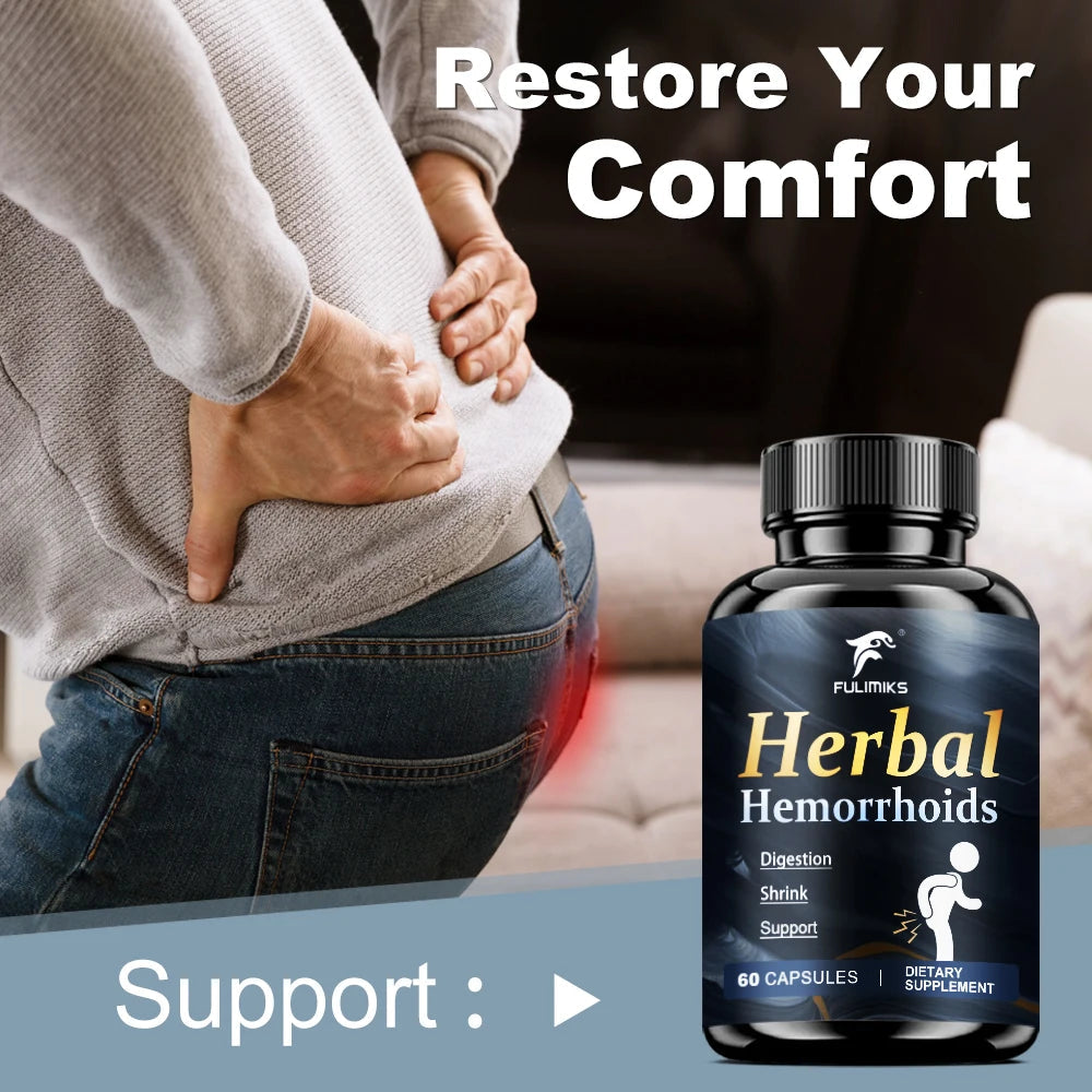 Buy 2 Get 2 Free! High-quality Hem Supplements Capsules, with Ginger Root, Panax Ginseng Extract, for Immune, Overall Health Healthy supplements