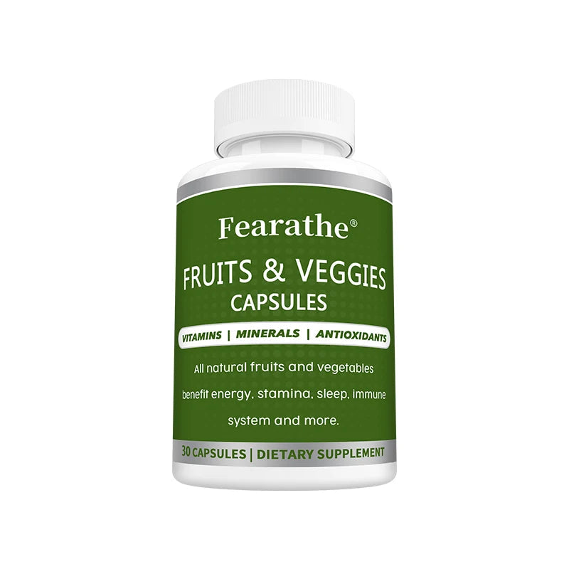 Whole Food Vitamin Mineral Supplement, Fruit Vegetable Extract, Support Digestion, Mental Clarity, Immunity & Full Body Health Healthy supplements