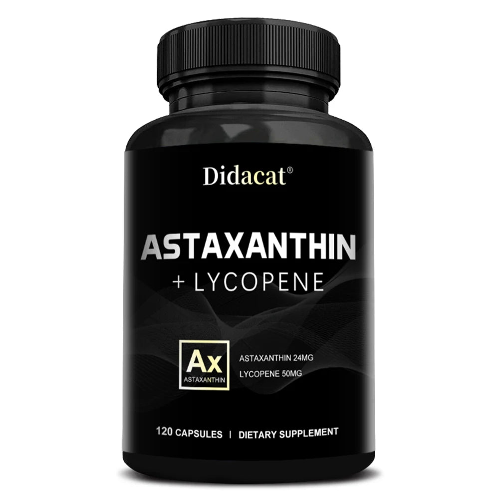 Astaxanthin Supplement for Men and Women | From Haematococcus Pluvialis Microalgae for Eye & Skin Health Support Healthy supplements