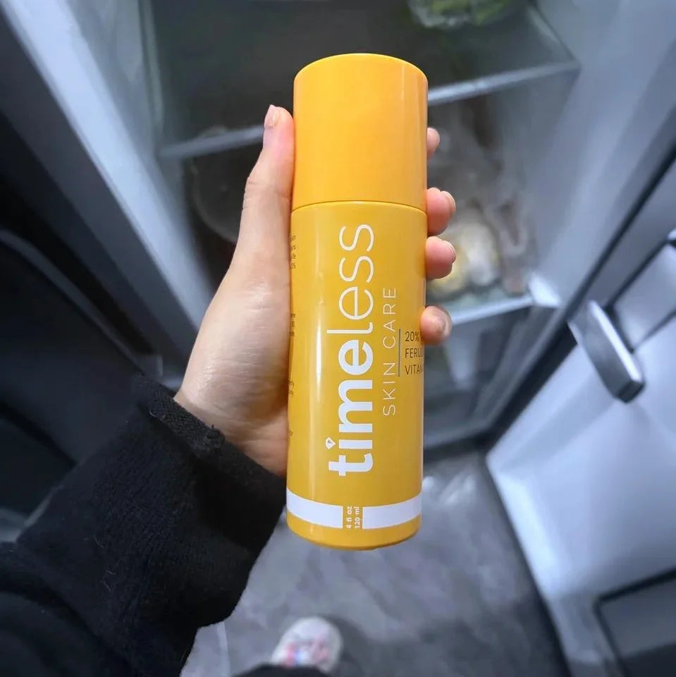 Timeless 20% Vitamin C Serum with Ferulic Acid & Vitamin E, Hydrating & Firming Face Serum, 30ml Antioxidant Skin Care Healthy supplements