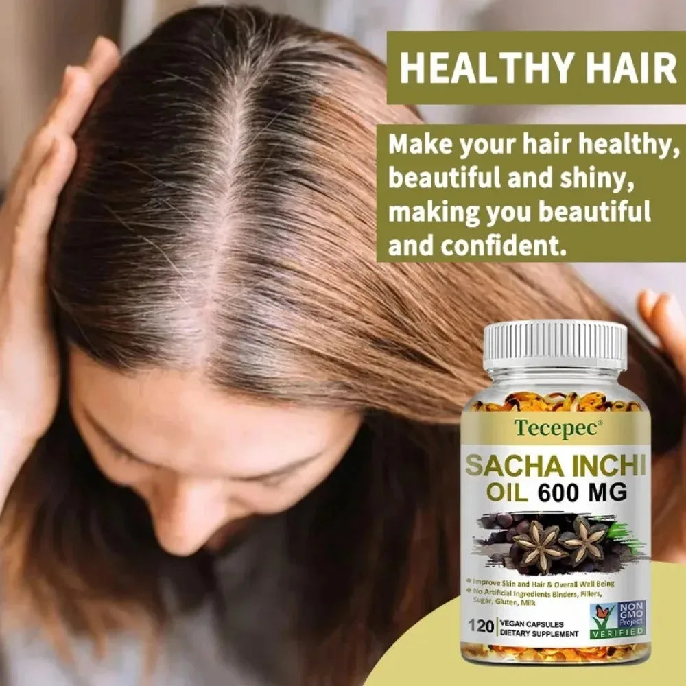 Sacha Inchi Oil Supplement - Promotes Brain and Joint Health, Helps Lower Cholesterol, Antioxidants, support Immune System Healthy supplements
