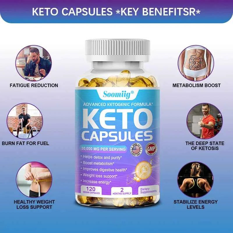 Keto Capsules for Weight Loss: Elevate Your Energy and Fat Metabolism Naturally