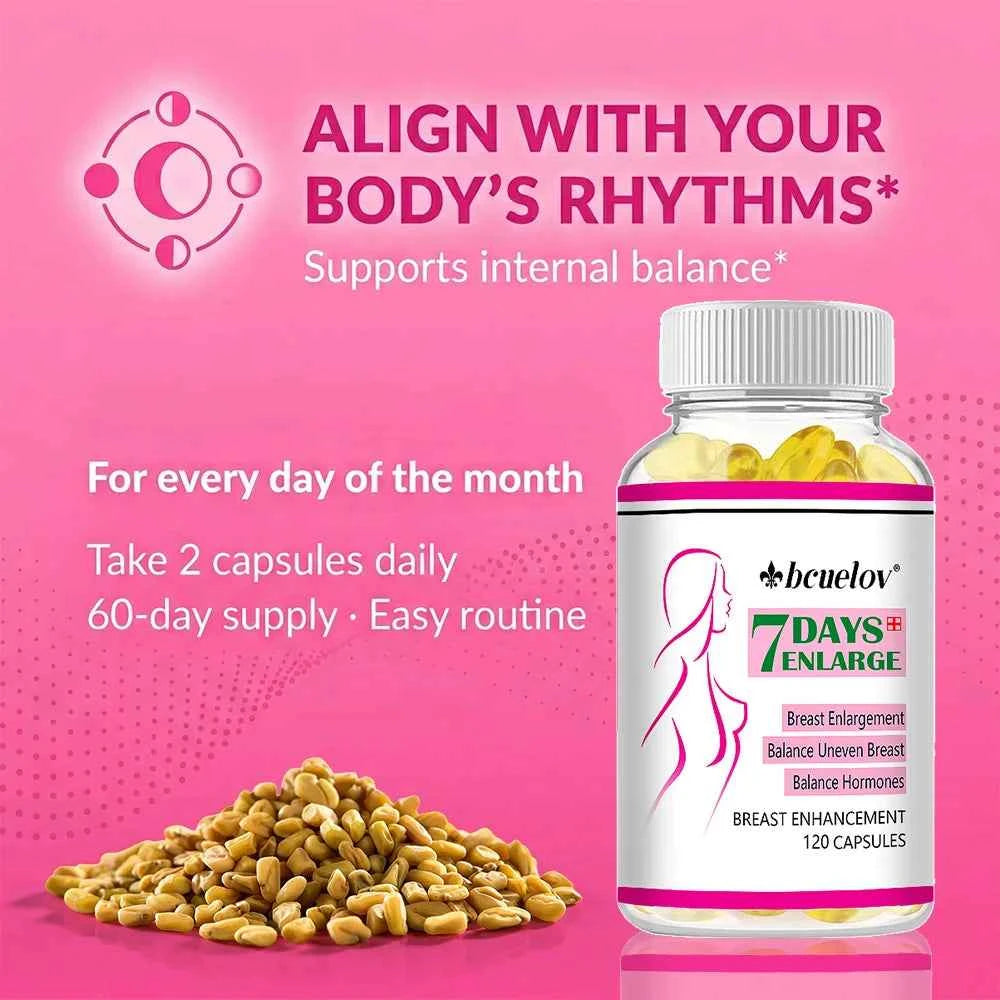 Pueraria Mirifica Capsules, Female Breast Support for Firmness, Roundness & Elasticity,  Enhance Confidence & Menopause Care