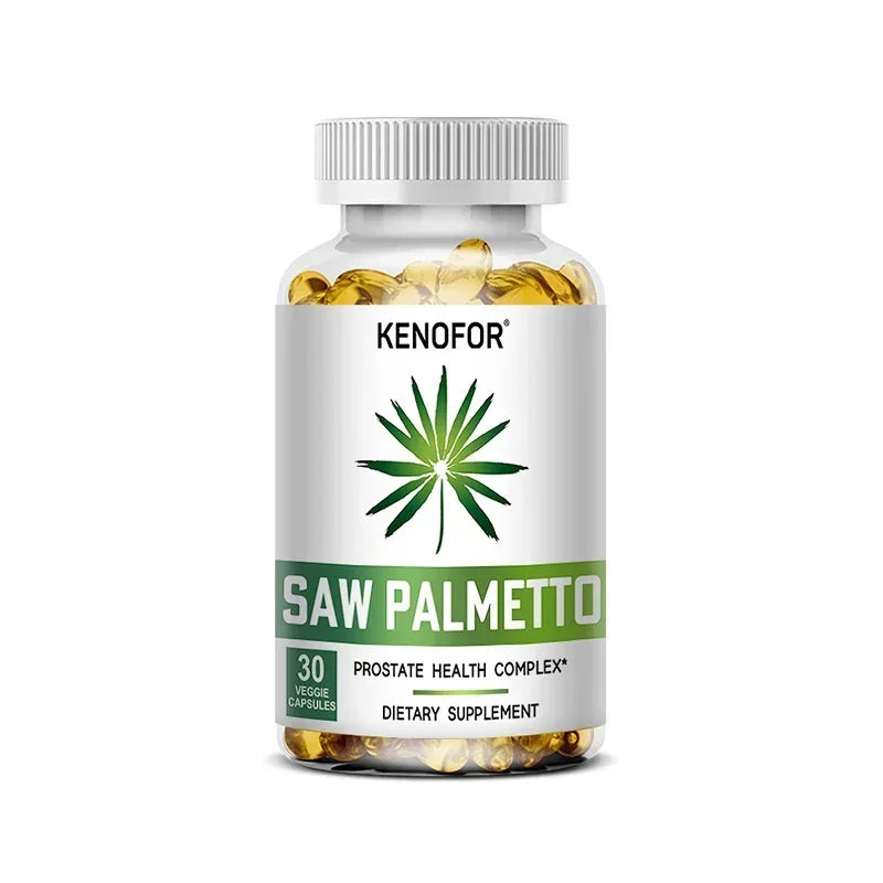 Saw Palmetto Extract Capsules Prostate Health Supplement Hair Growth for Mens Help Normal Urination Frequency Healthy supplements
