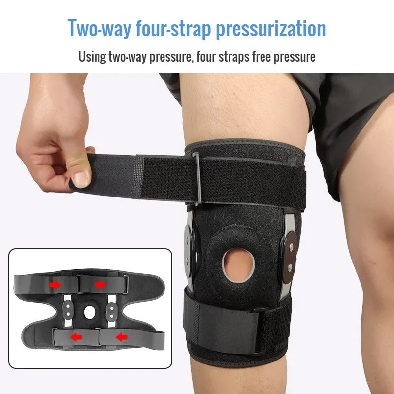 1Pcs Orthopedic Knee Brace Support Adjustable Knee Pad Patella Protector Joint Pain Relief Meniscus Ligament Sports Guard Healthy supplements