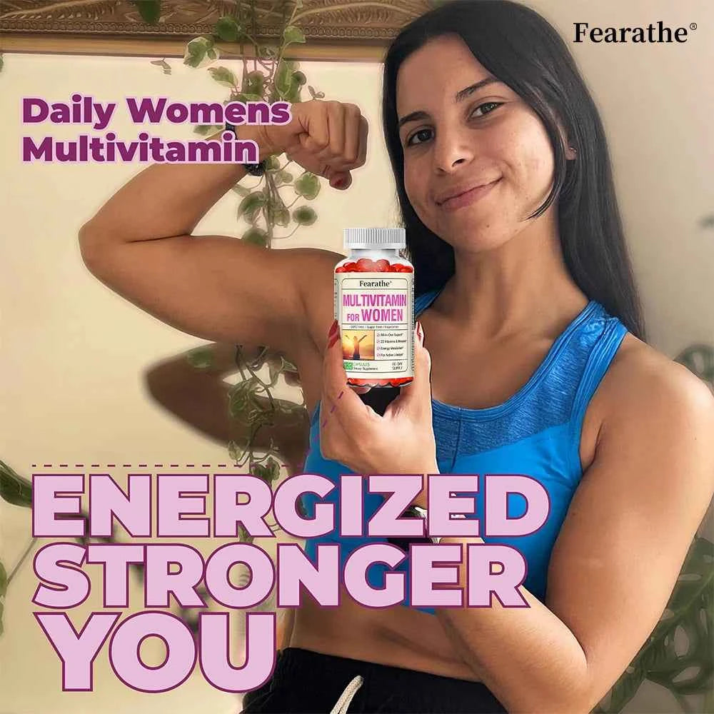 Women's Daily Multi Capsules - Antioxidant, Daily Multivitamin To Support Energy and Immune Health - 120 Capsules