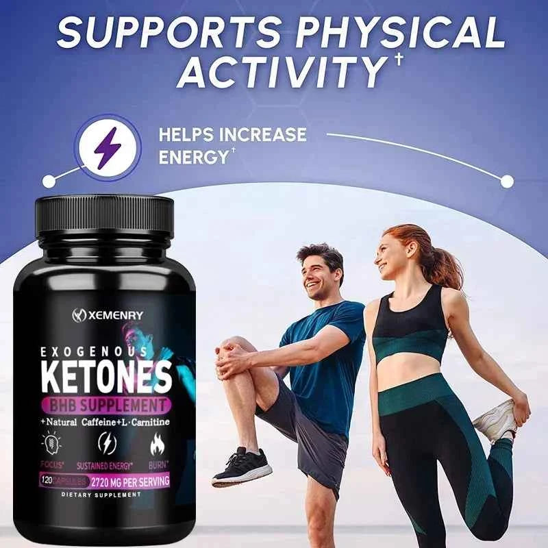Keto BHB Exogenous Ketone - Fat Burning, Slimming, Appetite Suppressant, Weight Management Supplement, Boosts Metabolism