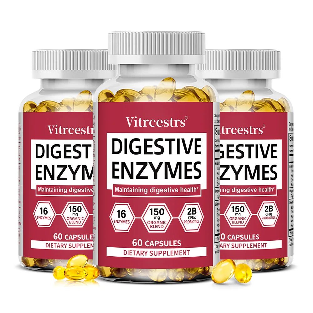 Digestive Enzymes Supplement - Digestion and Intestinal Health for Adults Men and Women, Promotes Nutrient Absorption Healthy supplements